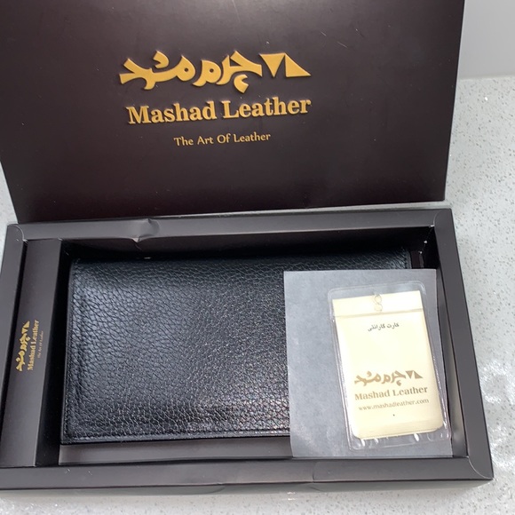 Mashhad Leather Mens or Ladies wallet with lots of slots. NWT - Picture 10 of 17